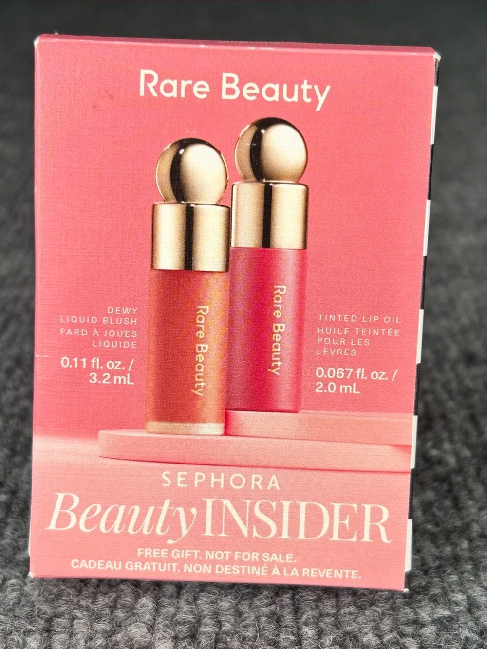 Rare Beauty Soft Pinch Dewy Liquid Blush VIRTUE & Tinted Lip Oil HOPE Minis Set